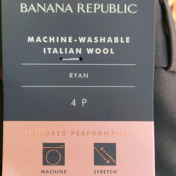 Petite Ryan Slim Straight-Fit Washable Italian Wool Pant - Picture 10 of 10